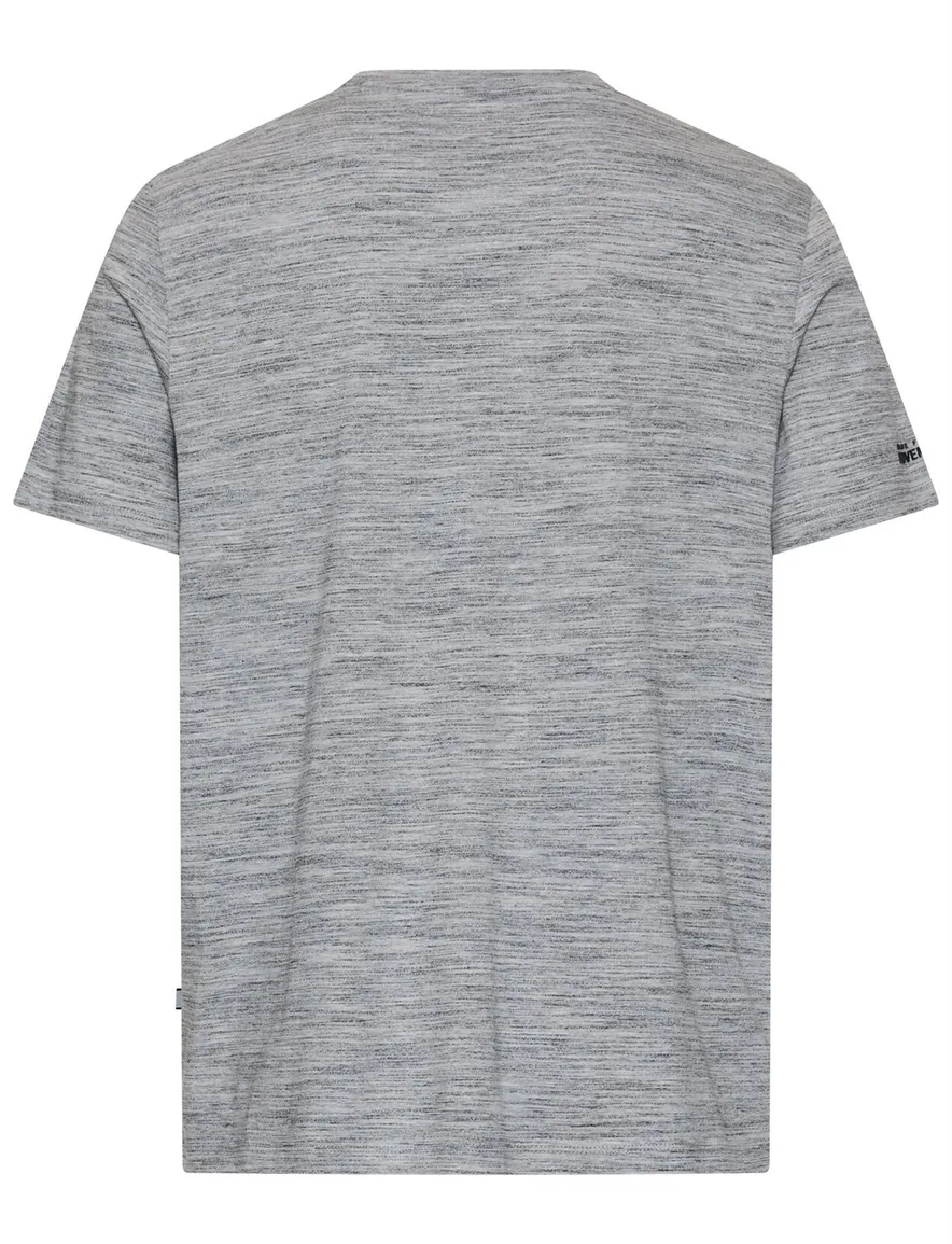 Camel Active t-shirt grijs katoen
