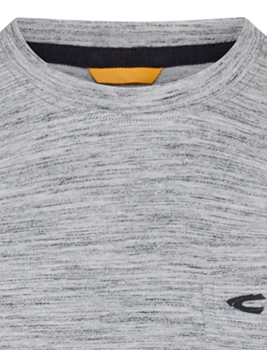 Camel Active t-shirt grijs katoen