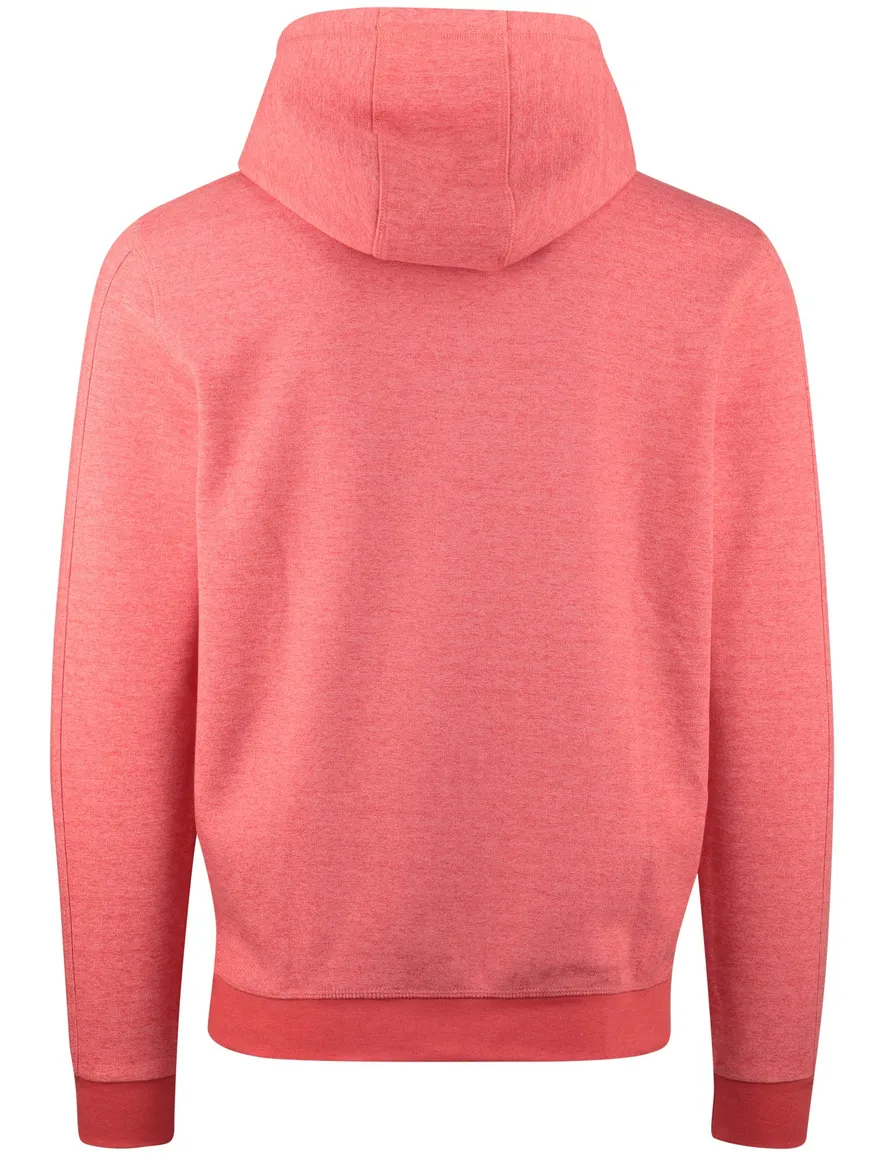 roze hoodie New Zealand merk tekst