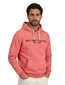hoodie New Zealand rood normale fit tekst touwtjes