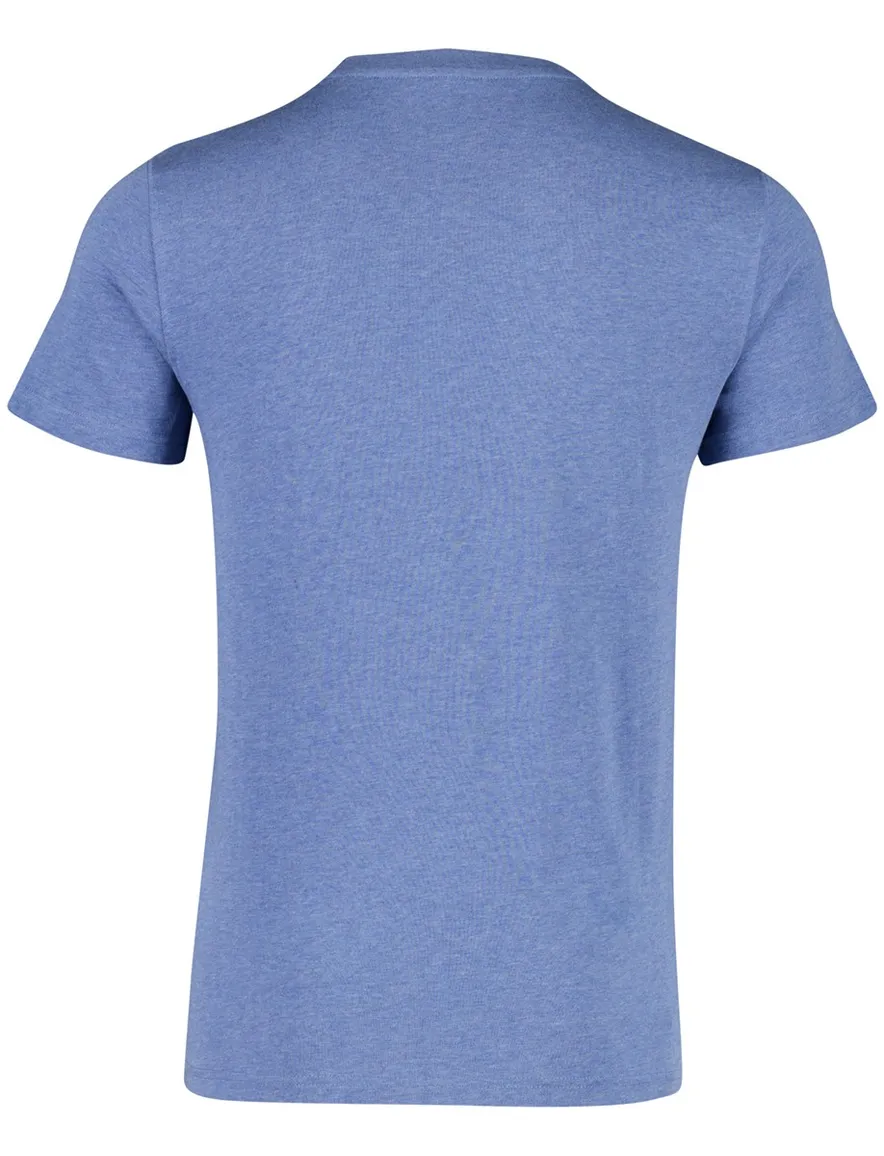 NZA t-shirt ronde hals blauw gemeleerd