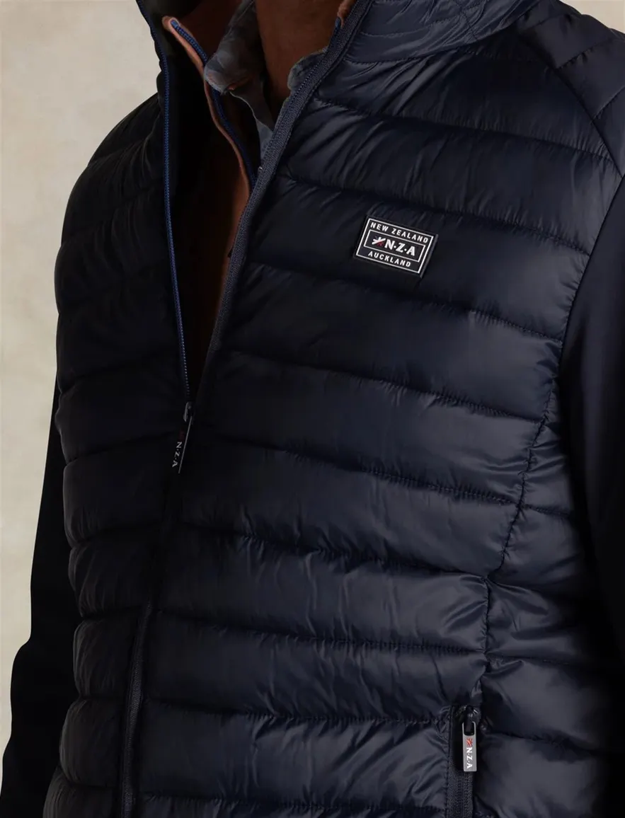 NZA jas donkerblauw gewatteerd