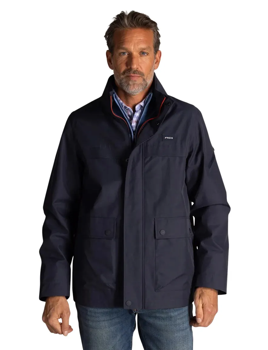 NZA jas donkerblauw klepzakken