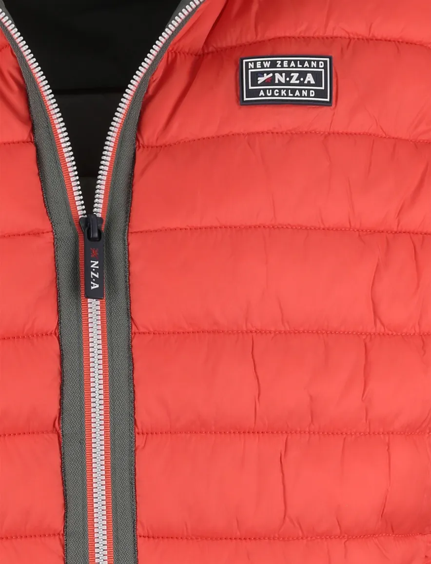 NZA Bodywarmer oranje gewatteerd