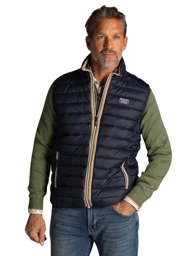 New Zealand NZA Bodywarmer donkerblauw gewat.