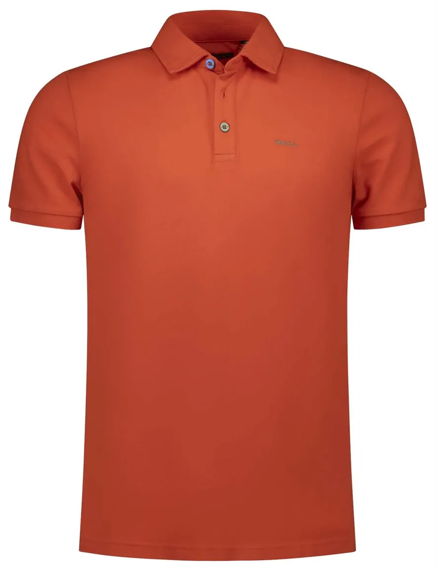 New Zealand poloshirt oranje