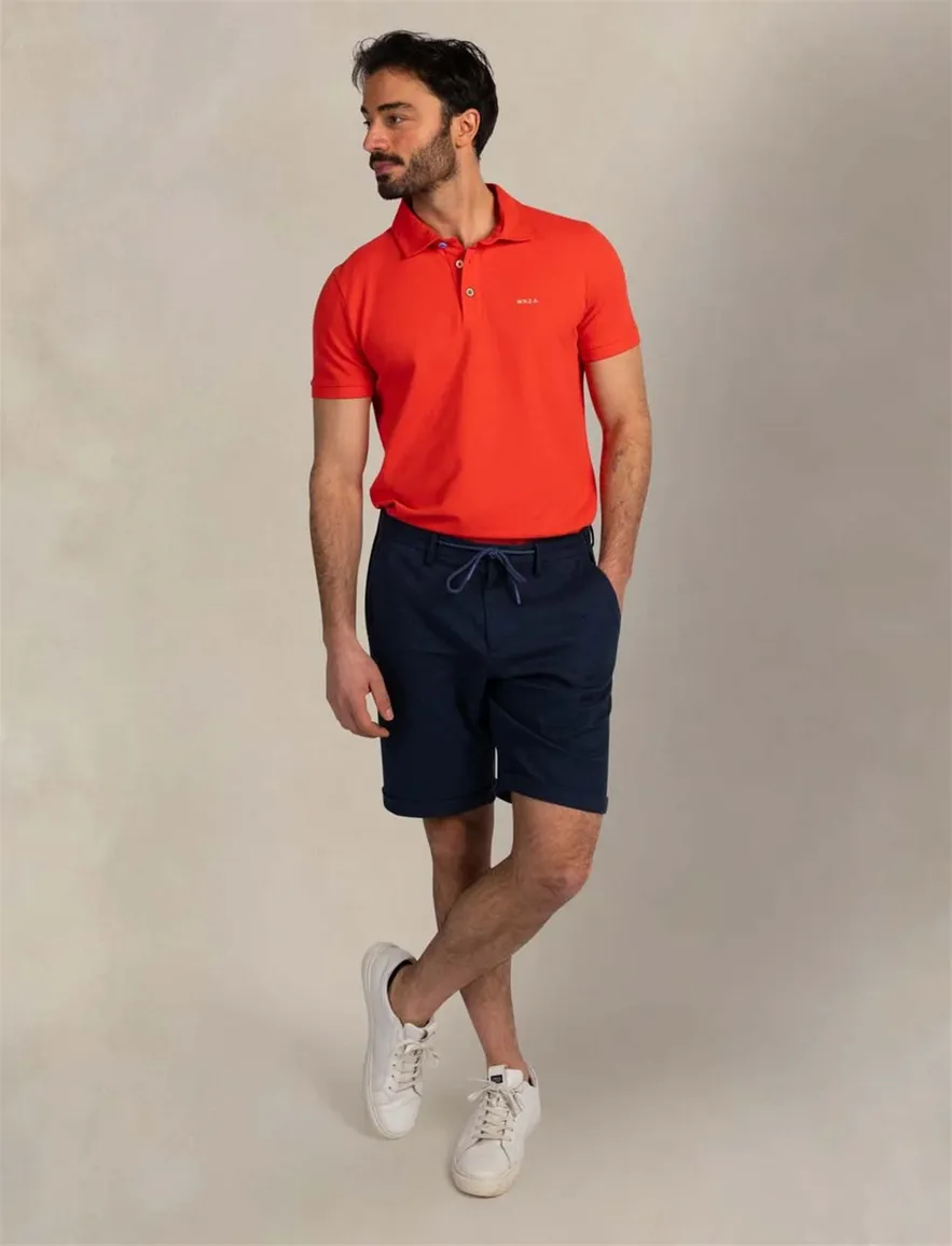 New Zealand poloshirt oranje