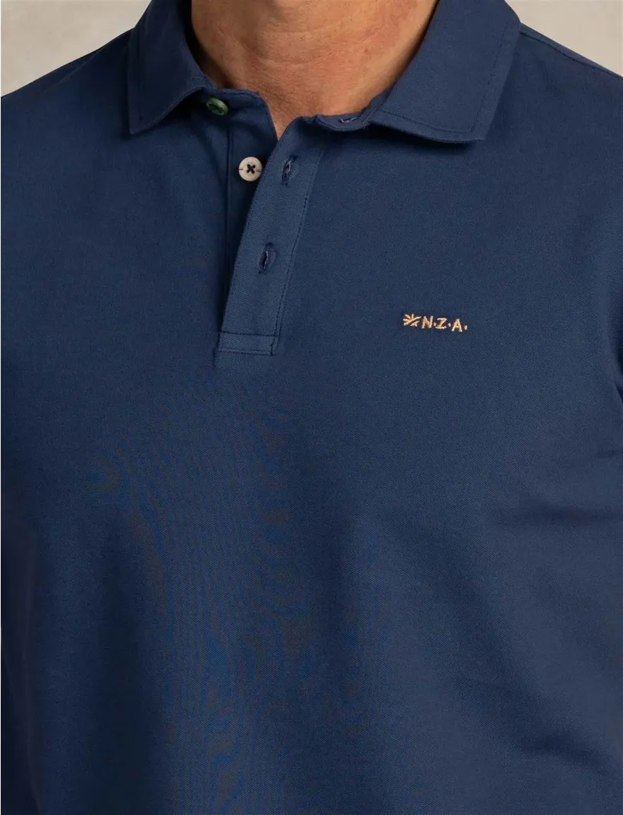 Blauwe poloshirt New Zealand