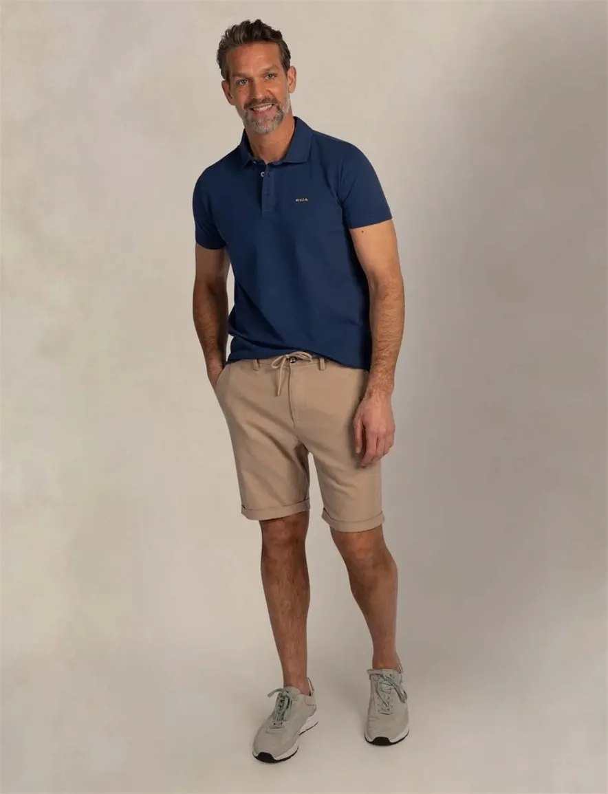 Nza poloshirt korte mouw donkerblauw
