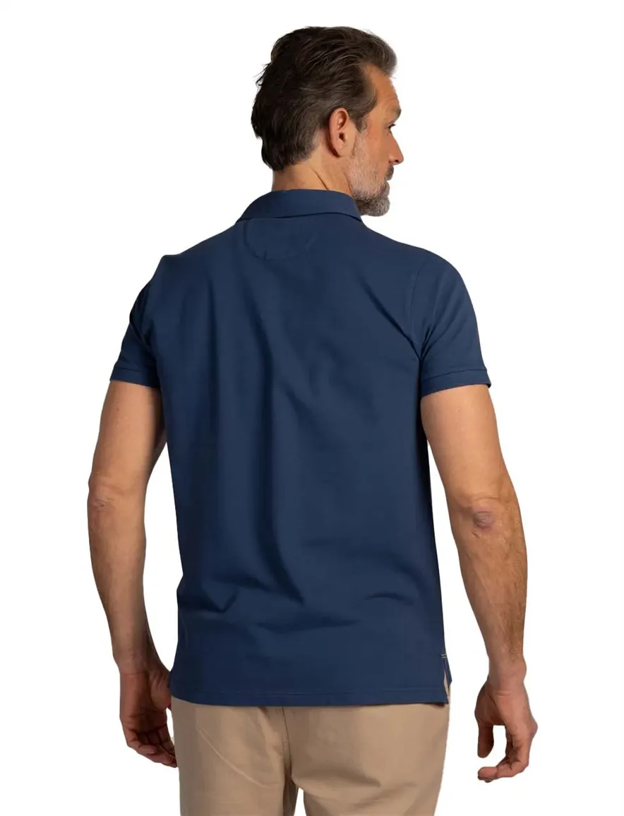 Blauwe poloshirt New Zealand