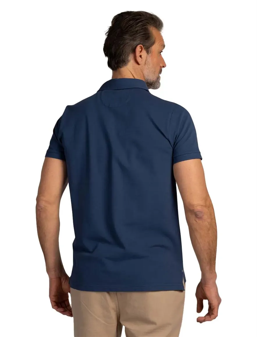 Nza poloshirt korte mouw donkerblauw