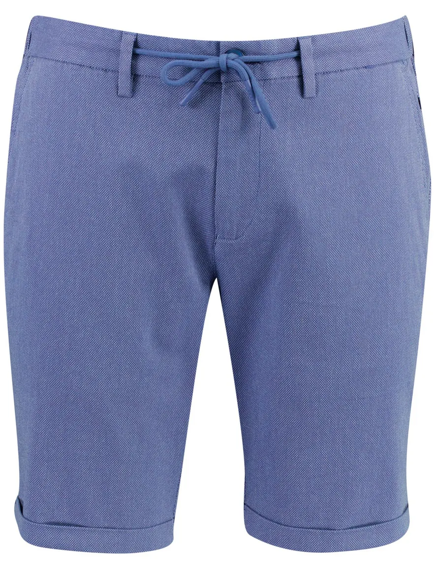 NZA korte broek blauw elastisch koord