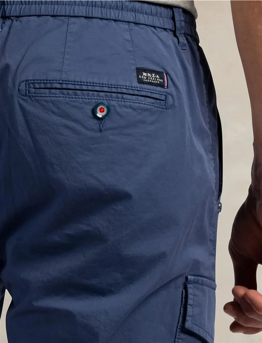 NZA bermuda cargo donkerblauw