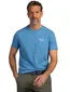 NZA t-shirt ronde hals blauw korte mouwen