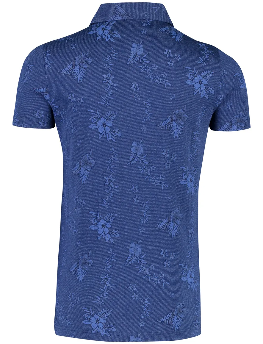 Bloemen geprinte polo NZA normale fit