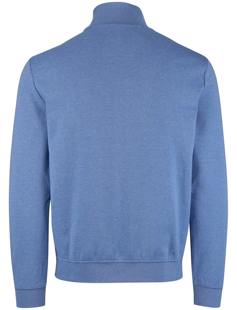 Vest blauw New Zealand zonder capuchon normale fit
