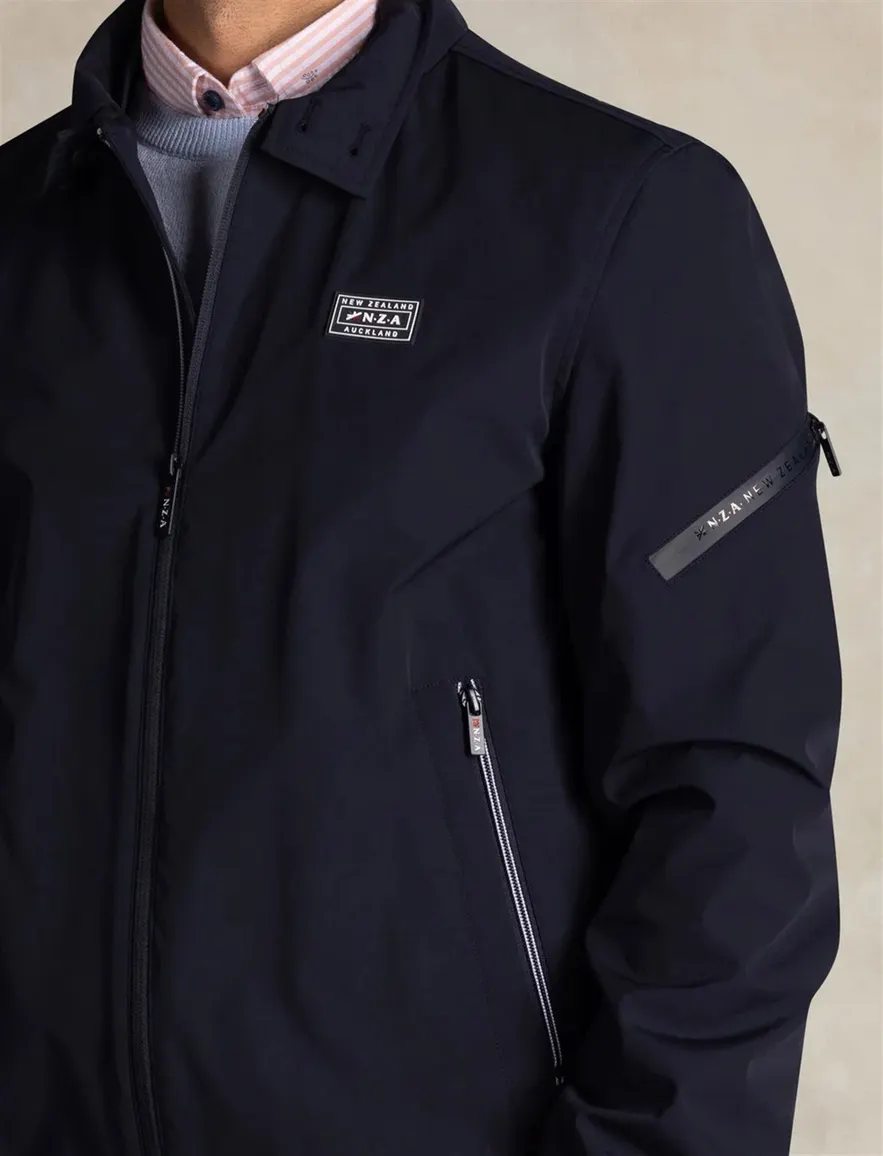 NZA jas donkerblauw effen