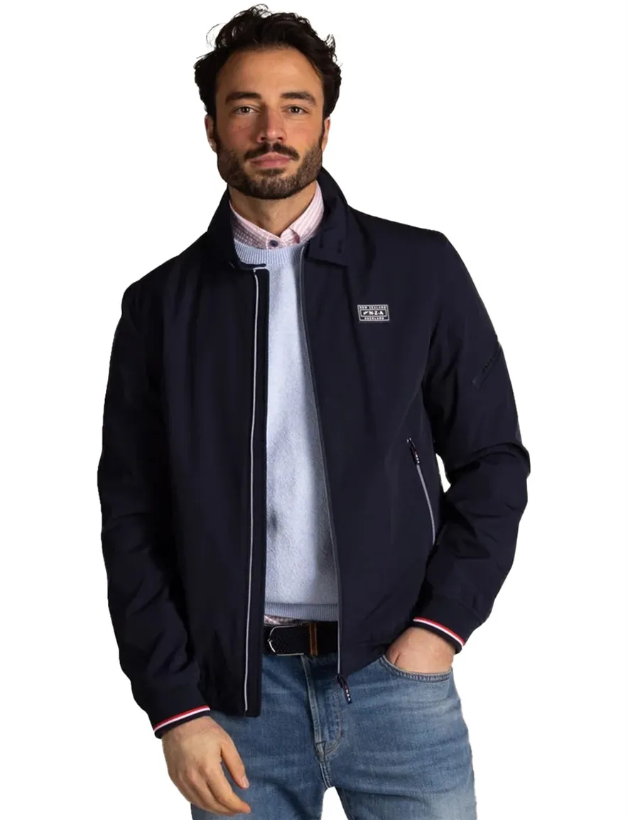 NZA jas donkerblauw effen