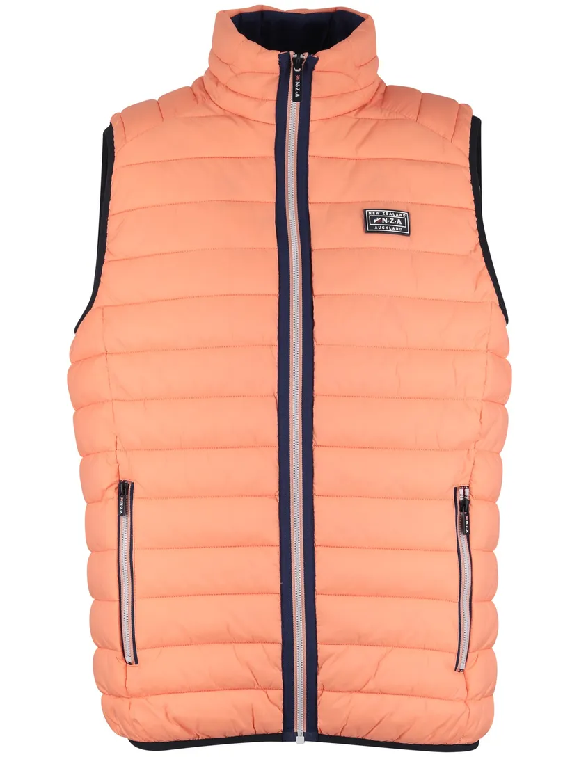 Bodywarmer New Zealand waterafstotend oranje normale fit