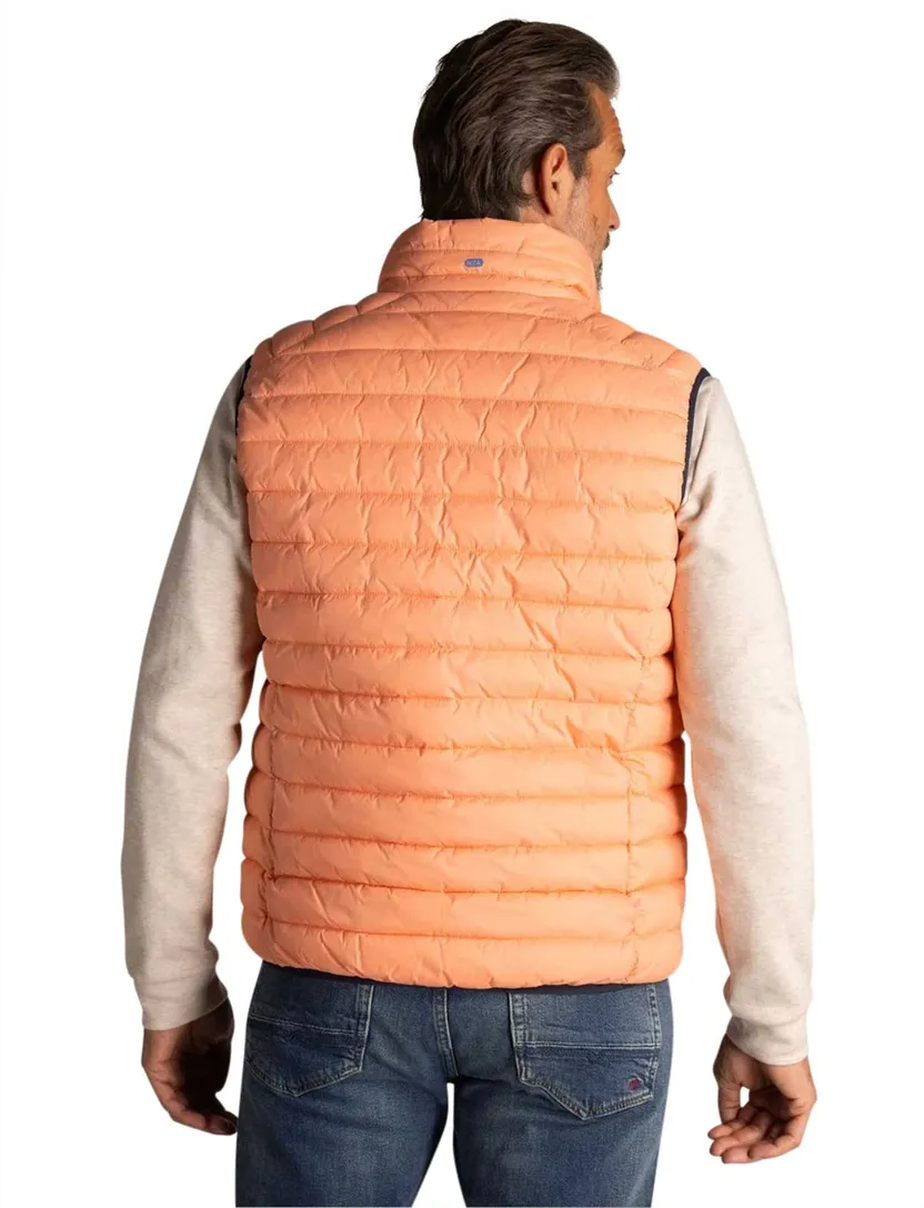 Bodywarmer New Zealand waterafstotend oranje normale fit