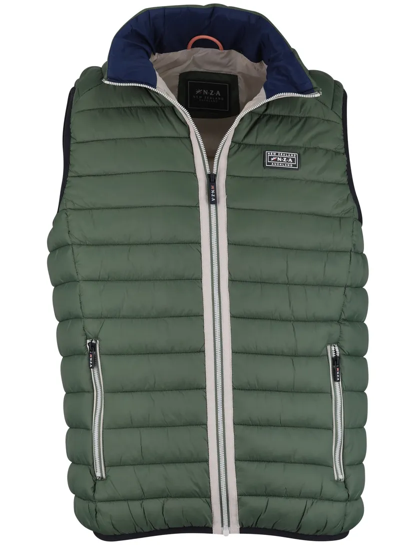 Bodywarmer groen New Zealand waterdicht normale fit