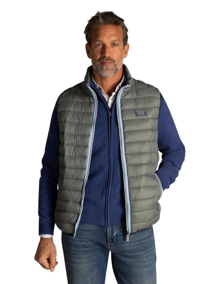 Bodywarmer groen New Zealand waterdicht normale fit