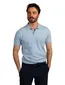 New Zealand poloshirt lichtblauw 2 knoops