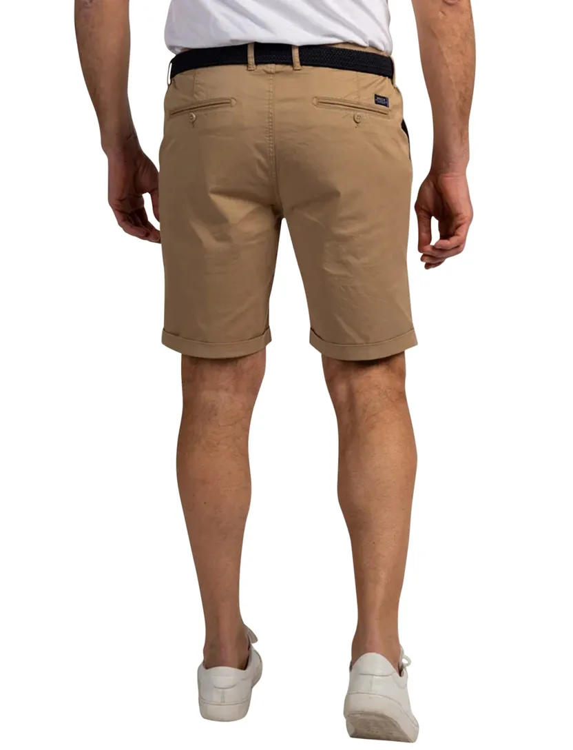 Camel korte broek New Zealand elastische band katoen