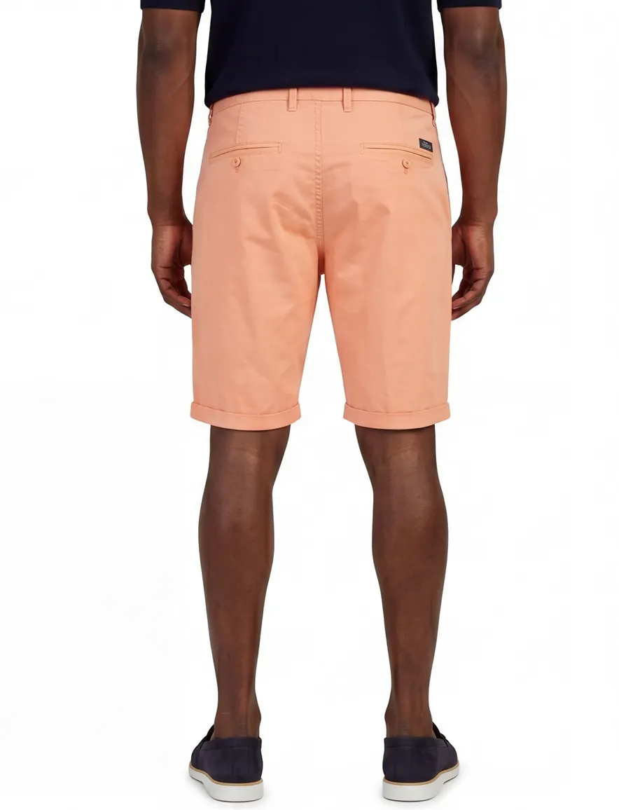 Bermuda oranje New Zealand katoen met omslag