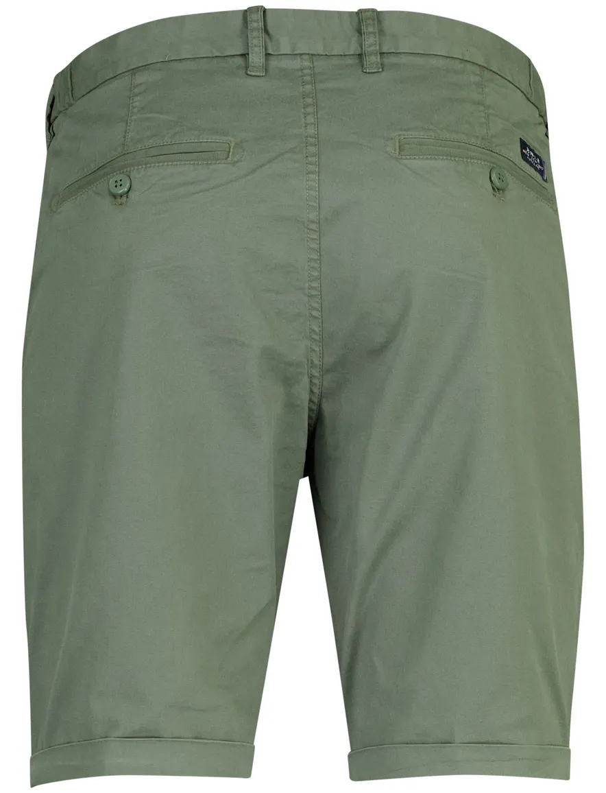 NZA korte broek groen met omslag