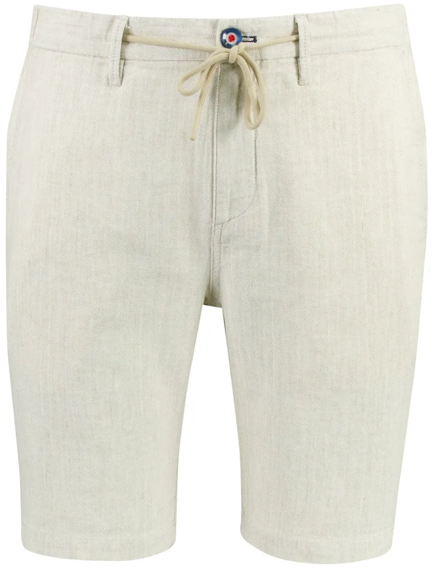 NZA beige bermuda elastisch koord