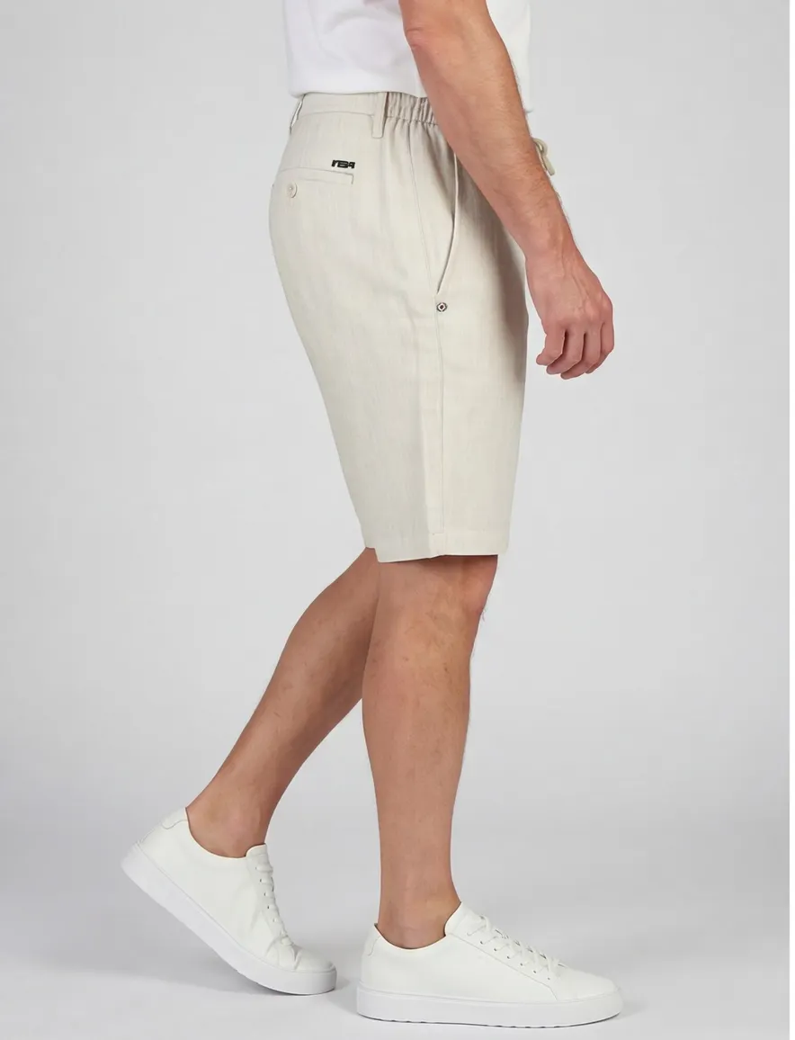 NZA beige bermuda elastisch koord