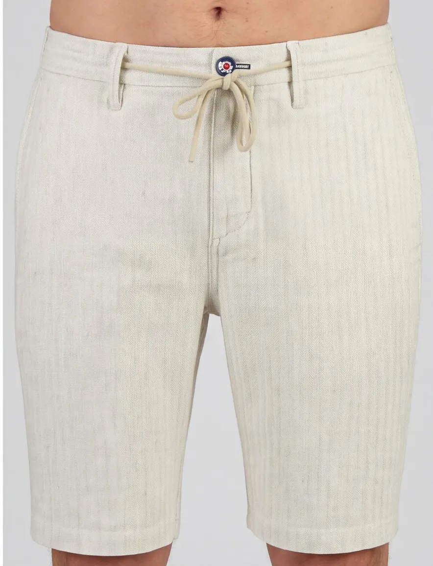 NZA beige bermuda elastisch koord