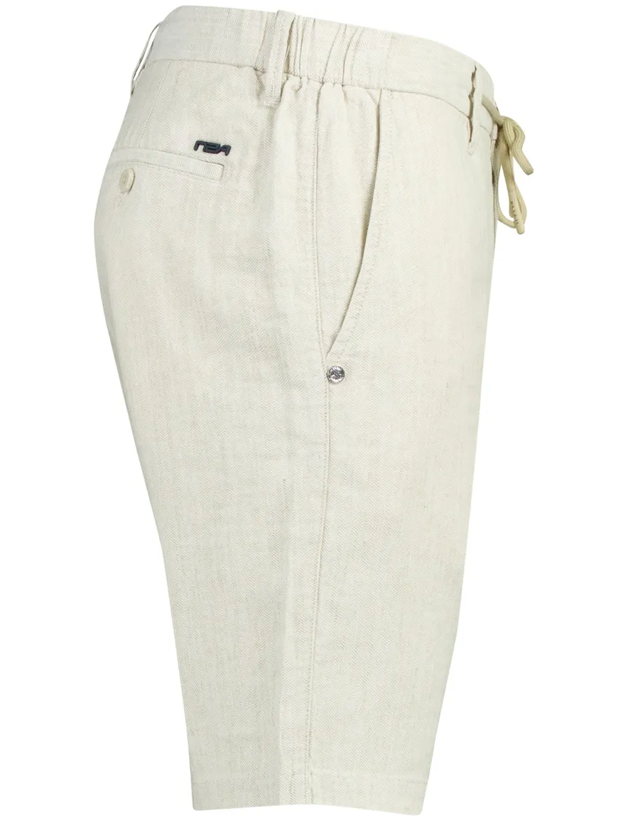 NZA beige bermuda elastisch koord