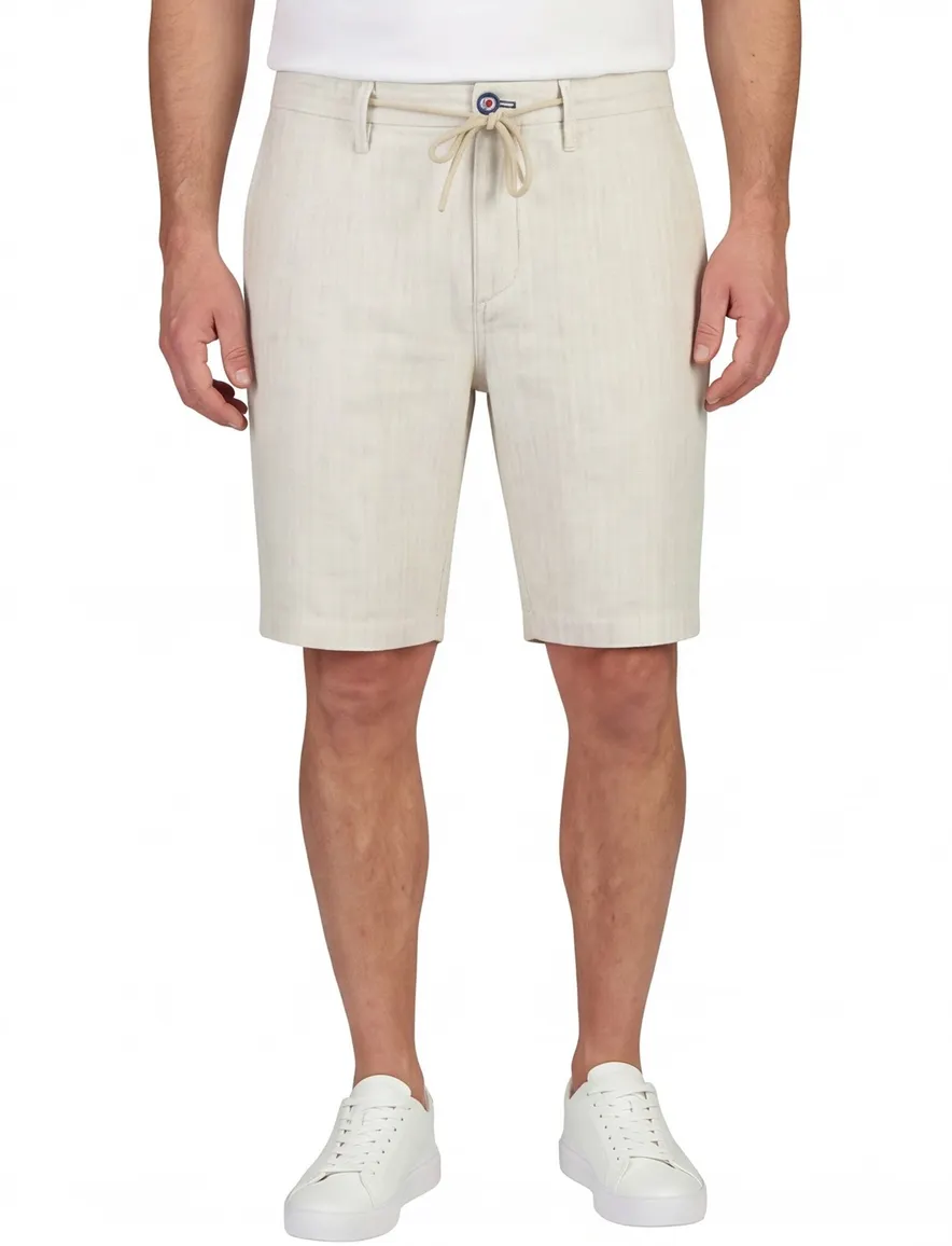 NZA beige bermuda elastisch koord