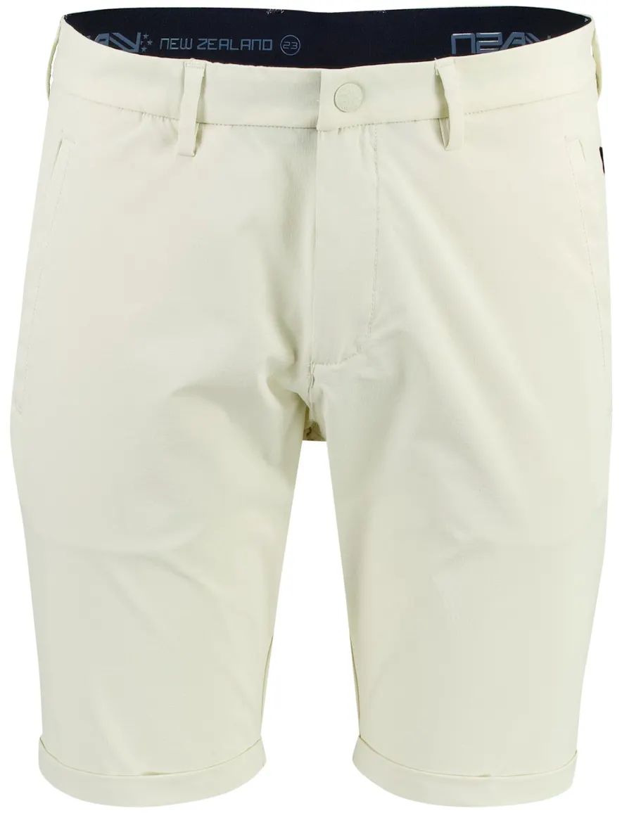 Crème polyamide bermuda New Zealand omslag