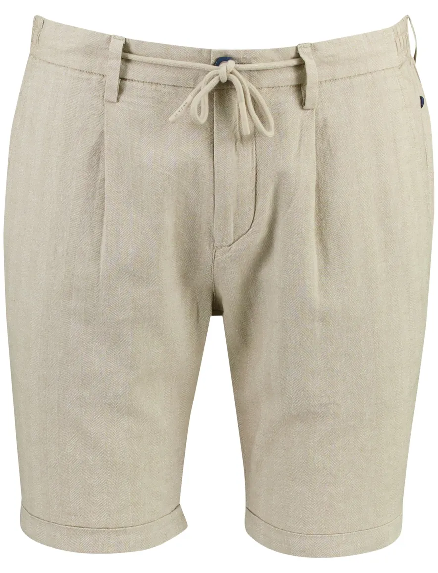 NZA bruine bermuda elastisch koord