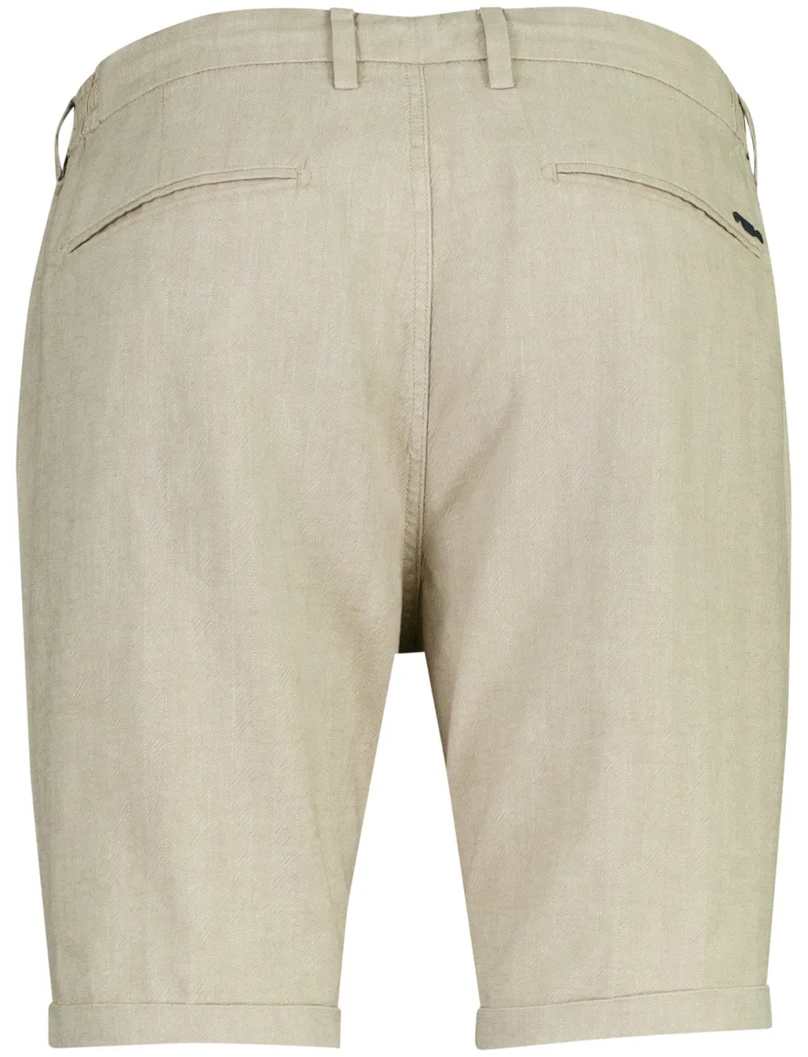 NZA bruine bermuda elastisch koord