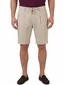 Linnen korte broek beige New Zealand effen omslag