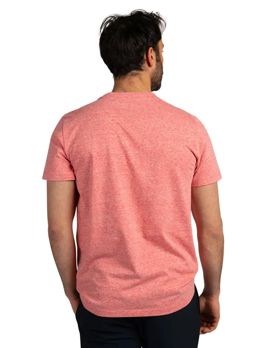 T-shirt New Zealand rood gemêleerd