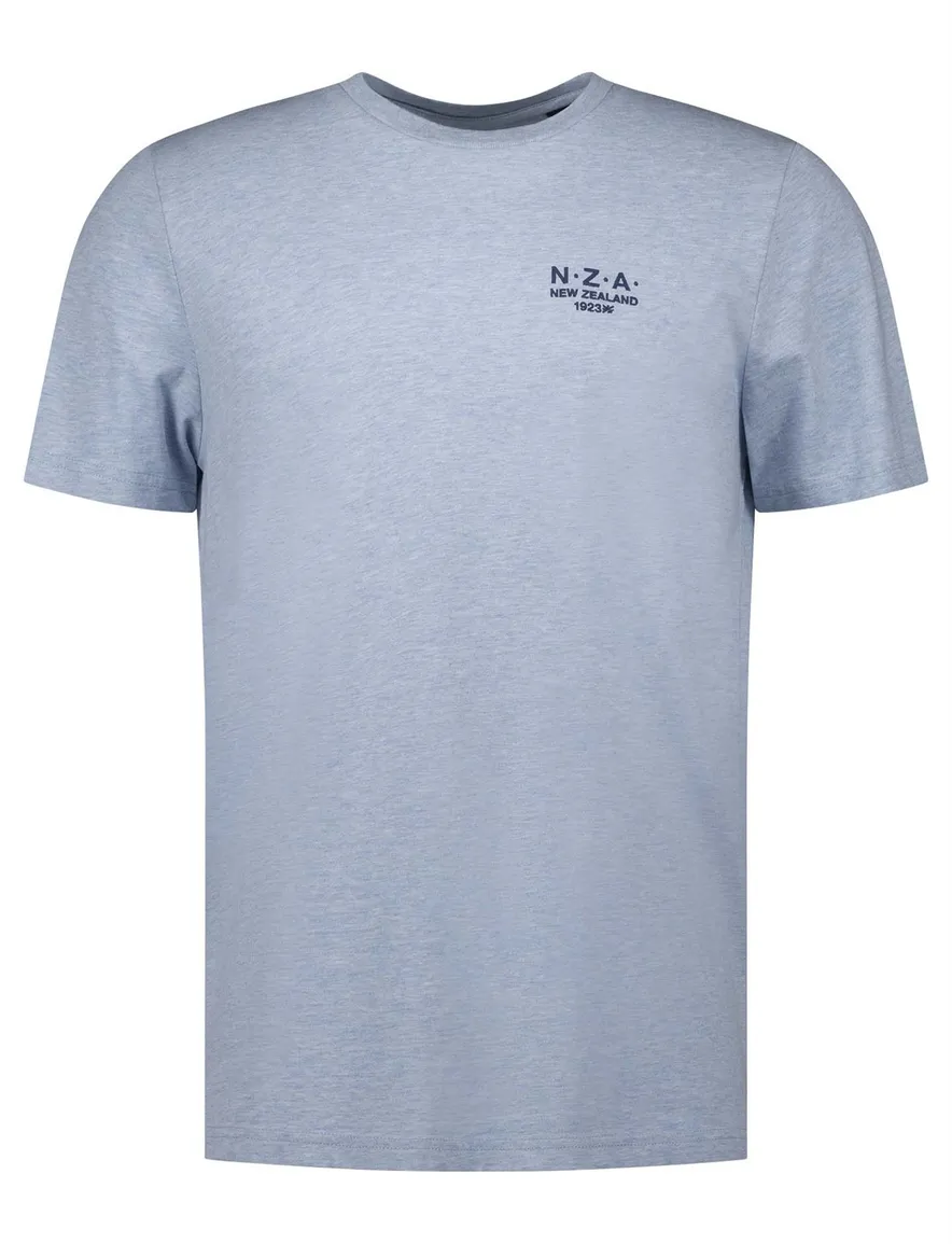 New Zealand t-shirt lichtblauw ronde hals