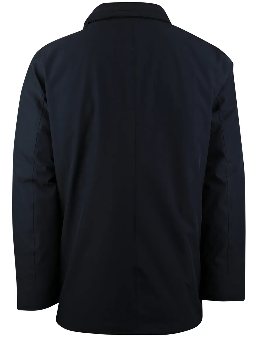 Donkerblauwe tussenjas Pierre Cardin normale fit waterafstotend