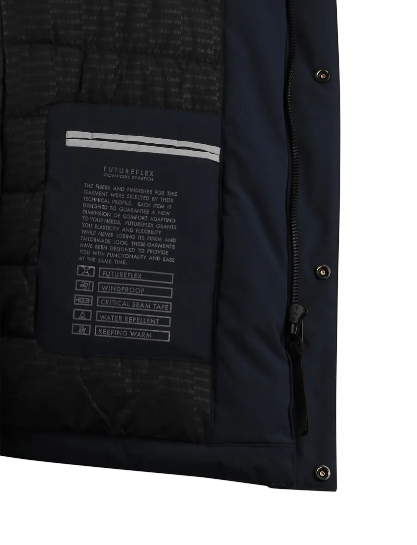 Tussenjas Pierre Cardin Futereflex donkerblauw normale fit