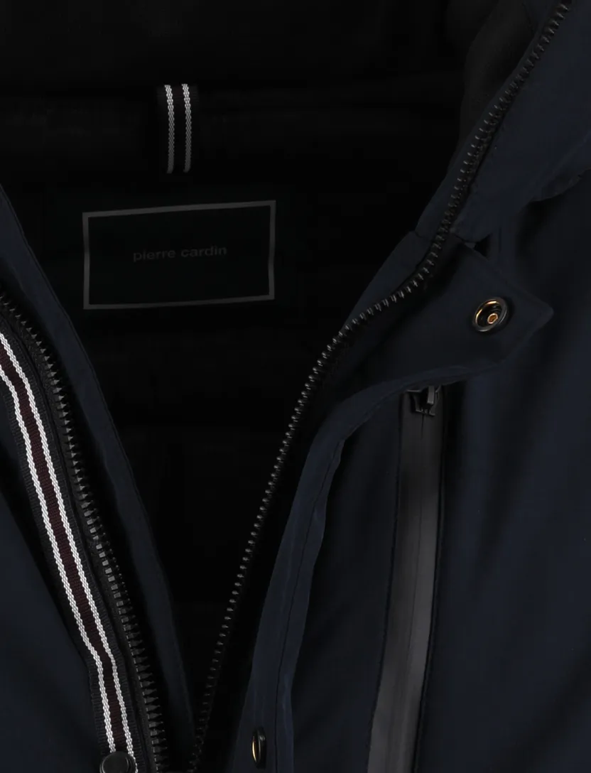 Tussenjas Pierre Cardin Futereflex donkerblauw normale fit