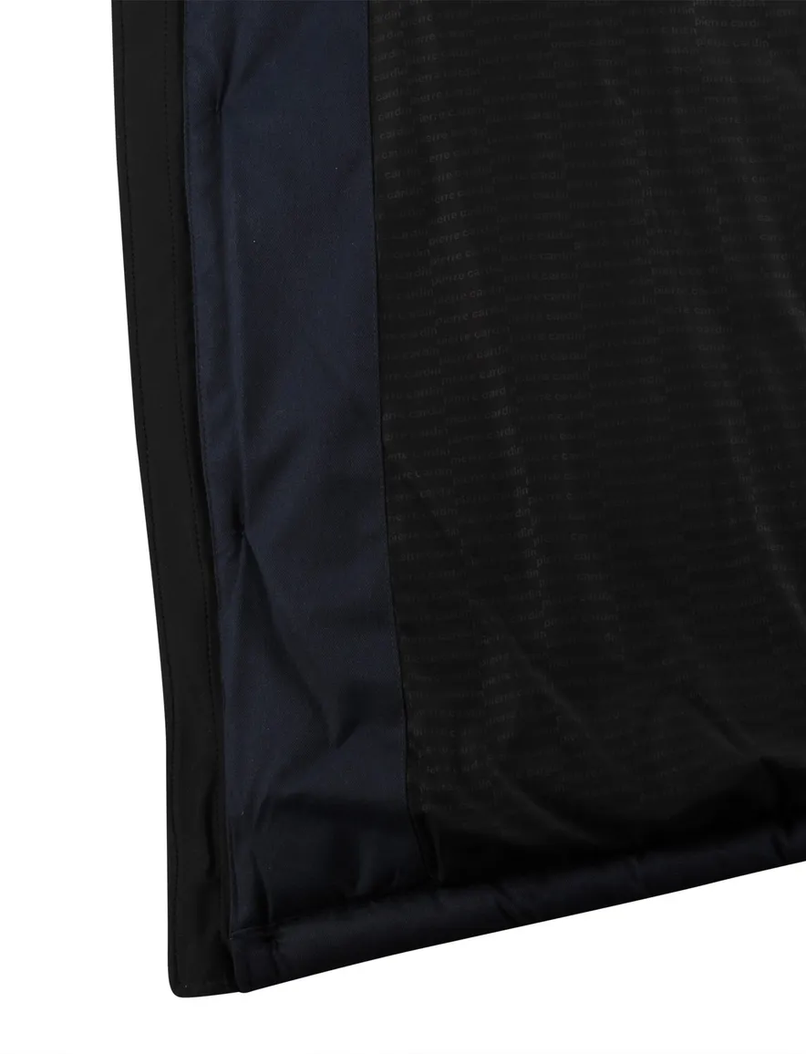 Pierre Cardin winterjas donkerblauw gewatteerd