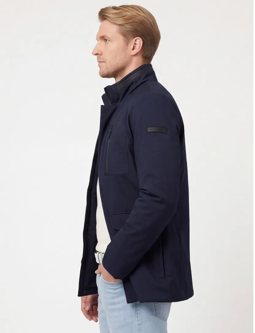 Tussenjas Pierre Cardin donkerblauw normale fit
