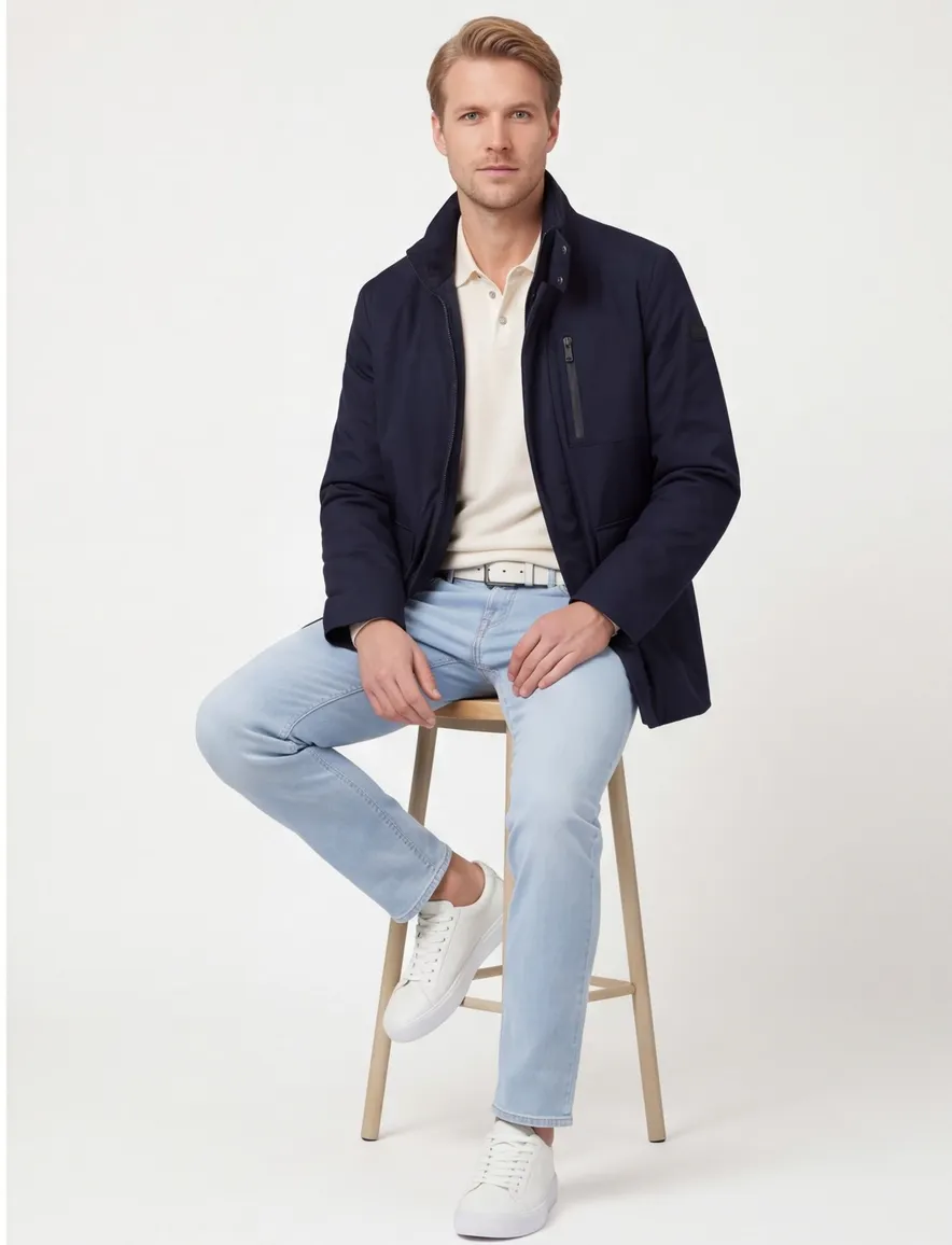 Pierre Cardin tussenjas donkerblauw