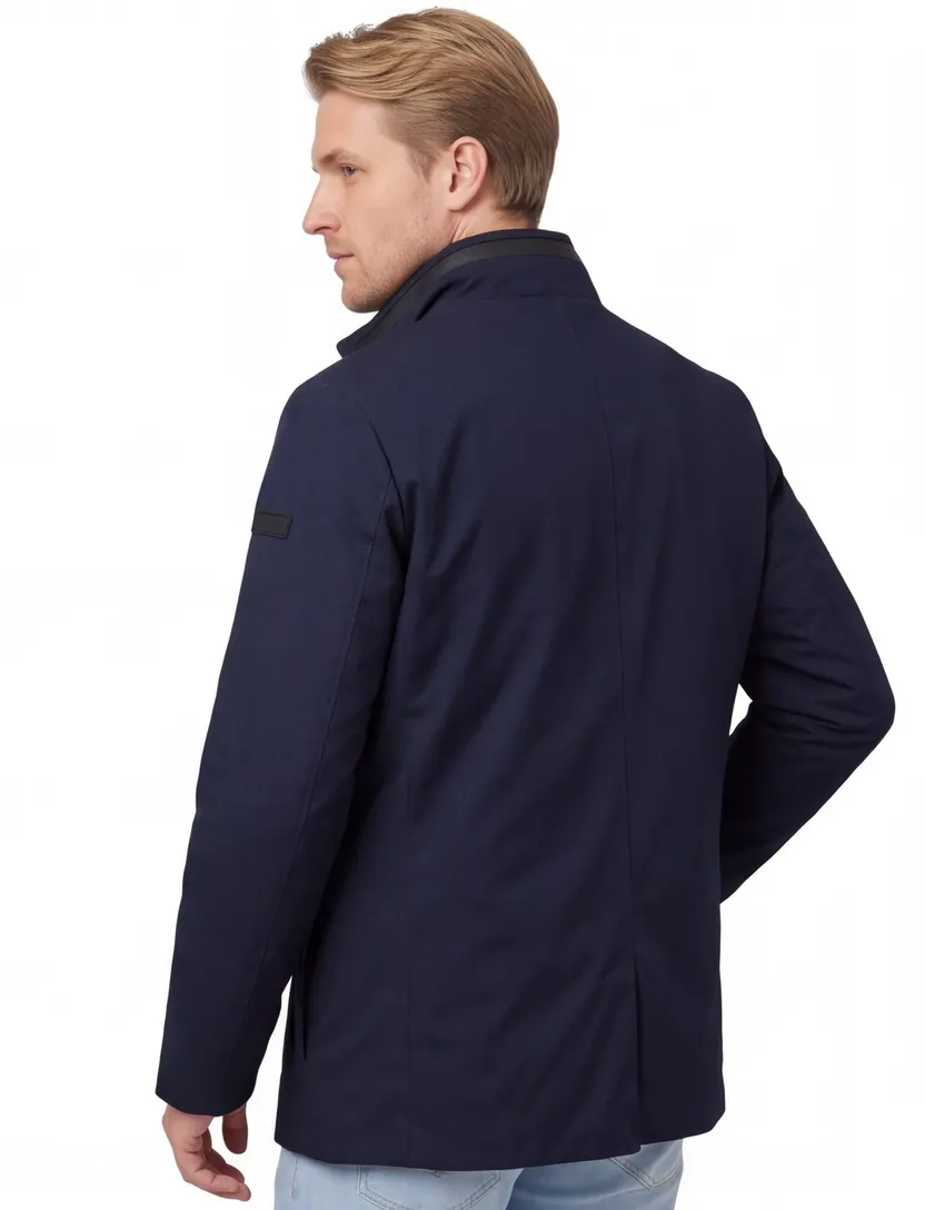 Tussenjas Pierre Cardin donkerblauw normale fit