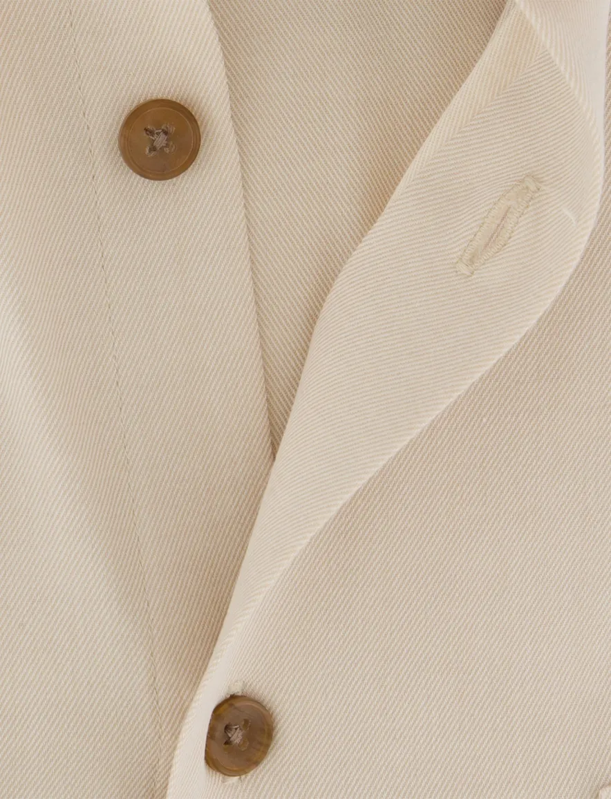 Ledub Modern overhemd beige stretch mouwlengte 7