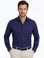 Overhemd OLYMP Modern Fit donkerblauw strijkvrij mouwlengte 7